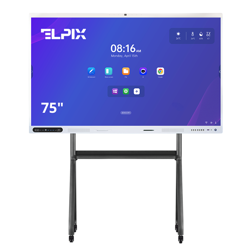 Інтерактивна панель Elpix Z3 75" (75Z3RK3588), мобільний стенд